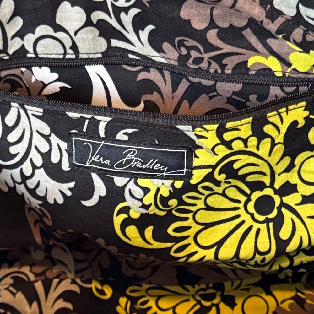 Vera Bradley Black Quilted Crossbody And Shoulder Bag - Picture 9 of 14